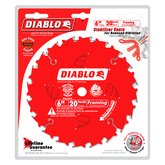 Diablo D0620X 6" x 1/2" Arbor, 20-Tooth Carbide Cutting Edge Circular Saw Blade